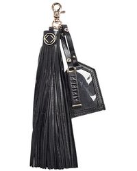 Kerikit England - Warrior Pebble Leather Tassel Keyring - Lyst