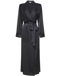 Kato - Matador Silk Satin Robe - Lyst