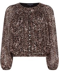 Rose & Nancy - Sienna Print Blouson Blouse - Lyst