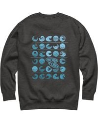 Anchor and Crew - Heather Surf N Waves Passenger Organic Cotton Sweatshirt - Lyst