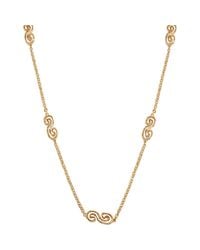 Retro Chic - Eternal Spiral Chain Necklace - Lyst