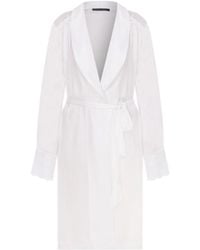 House of Silk - Béatrice Satin Robe - Lyst