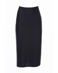 Carloslines - Bias Satin Skirt - Lyst