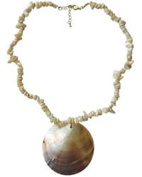OhSun - Lulu Shell & Glass Bead Necklace - Lyst