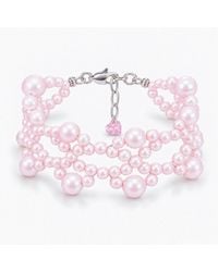Ninemoo - Ballet Rosé Arabesque Pearl Bracelet - Lyst