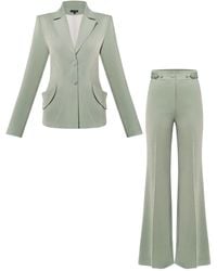 Tia Dorraine - Tailored Fit Suiting Blazer & Trousers Suit - Lyst