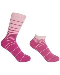 Peper Harow - Made in England - Retro Stripe Luxury Crew & Trainer Socks Bundle - Lyst