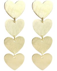 Marcia Moran - Sylvie Heart Earrings - Lyst