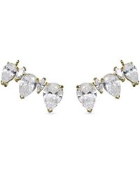 SALLY SKOUFIS - Cascade Ear Climber New Frontier With Made Cz Diamond Stimulant - Lyst