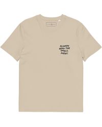 Anchor and Crew - Neutrals Desert Dust Small Print Annotations Organic Cotton T-Shirt - Lyst