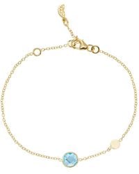 Auree - Salina Topaz & Disc Bracelet - Lyst