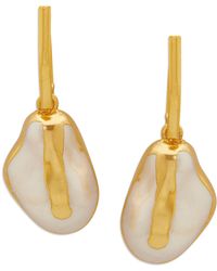 Dhwani Bansal - Kora Drop Earrings With Baroque Pearls - Lyst