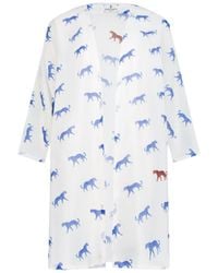 DHARA SHETH DUBAI - Leopard Luxe Printed Short Kimono - Lyst