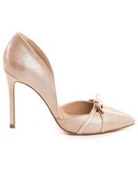 The 5Th Element - Neutrals Tessa Pearl- Leather Stiletto Pumps - Lyst