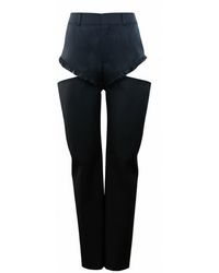 Salteye Studio - Hand-Frayed Hot Pants - Lyst