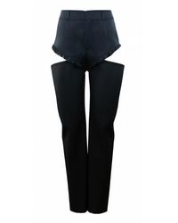 Salteye Studio - Hand-Frayed Hot Pants - Lyst