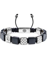 Mahigan - Flat-Bead Onyx Bracelet - Lyst