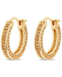 SALLY SKOUFIS - Boundless Earrings With Made Cz Diamond Stimulant - Lyst