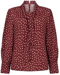 Lily and Lionel - Fifi Pussybow Star Print Blouse - Lyst