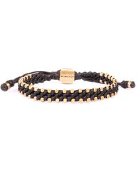 Harbour Uk - Harrogate Connection Brass Rope Bracelet - Lyst