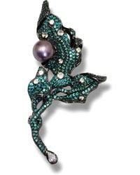 Ninemoo - Lierre Nocturne Brooch-Pendant - Lyst
