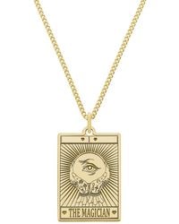 CarterGore - Medium 9Ct 375 “The Magician Tarot Card Necklace - Lyst