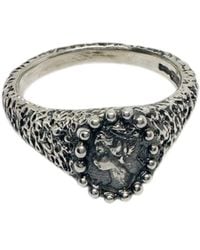 Tg-Jewellery by Tamara Gervasio - Ancient Cameo Muse Textured Ring – Hand-Carved Sterling - Lyst