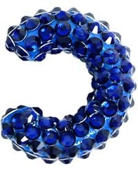 PINAR OZEVLAT - Crystallised Lily Ear Cuff Sapphire - Lyst