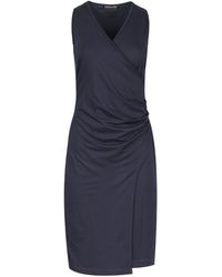 Conquista - Wrap Style Sleeveless Dress - Lyst