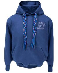 While We're Awake - Braid On Braid Dark Hoodie - Lyst