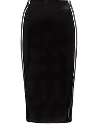 Commando - Faux Patent Leather Control Smoothing Midi Skirt, Sk03 - Lyst