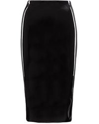 Commando - Faux Patent Leather Control Smoothing Midi Skirt, Sk03 - Lyst