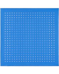 Otway & Orford - 'Luna' Polka Dot Silk Pocket Square - Lyst