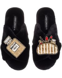 Laines London - Classic Laines Slippers With Beauty Bag & Perfume Brooches - Lyst