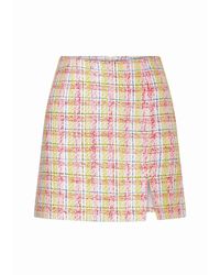NAZLI CEREN - Vance Cotton Tweed A-Line Skirt - Lyst