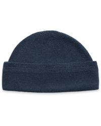 Paul James Knitwear - Lightweight Cotton Foweey Fisherman Beanie - Lyst