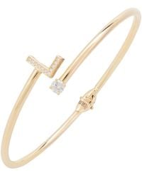 LÁTELITA London - Initial Bangle L - Lyst