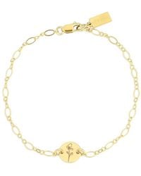 SET & STONES - Lily Birth Flower Bracelet - Lyst