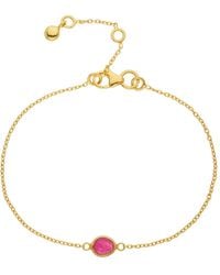 Auree - Hampton Ruby & Vermeil Bracelet - Lyst