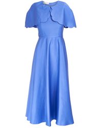 Sofia Tsereteli - Satin Capelet Dress - Lyst