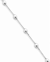The Pheia - Almond Bead Anklet - Lyst