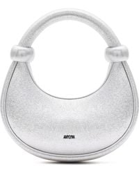 Amy Lynn - Kyoto Sparkle Leather Crossbody Crescent Bag - Lyst
