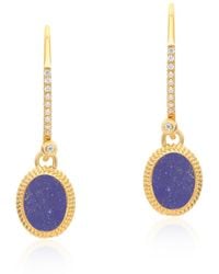 Preeti Sandhu - Ara Woven Lapis Lazuli Drop Earrings - Lyst