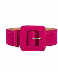 BeltBe - Suede Square Buckle Belt - Lyst
