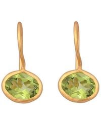 Opium Jewels - Oval Drops - Lyst