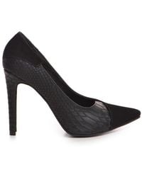 The 5Th Element - Selma Print & Suede Stiletto Pumps - Lyst