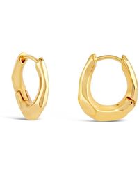 Dinny Hall - Thalassa Chunky Huggie Hoops - Lyst