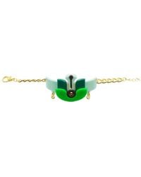 Gissa Bicalho - Acrylic Handmade Bracelet Lotus - Lyst