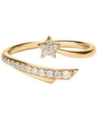 Vanhi - Crystal Shooting Star Open Ring - Lyst