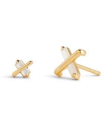 Kasun - Butterfly Kiss Earrings - Lyst